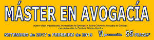 MATRÍCULA MUA SANTIAGO   55 prazas (curso 2017-2018) VI promoción
