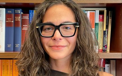 Paula Refojo, 1º premio Excelencia Fundación Mutualidade pola súa investigación sobre propiedade intelectual na práctica xurídica.